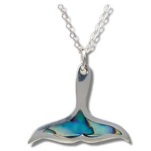 Glacier Pearle Whale Tail Necklace